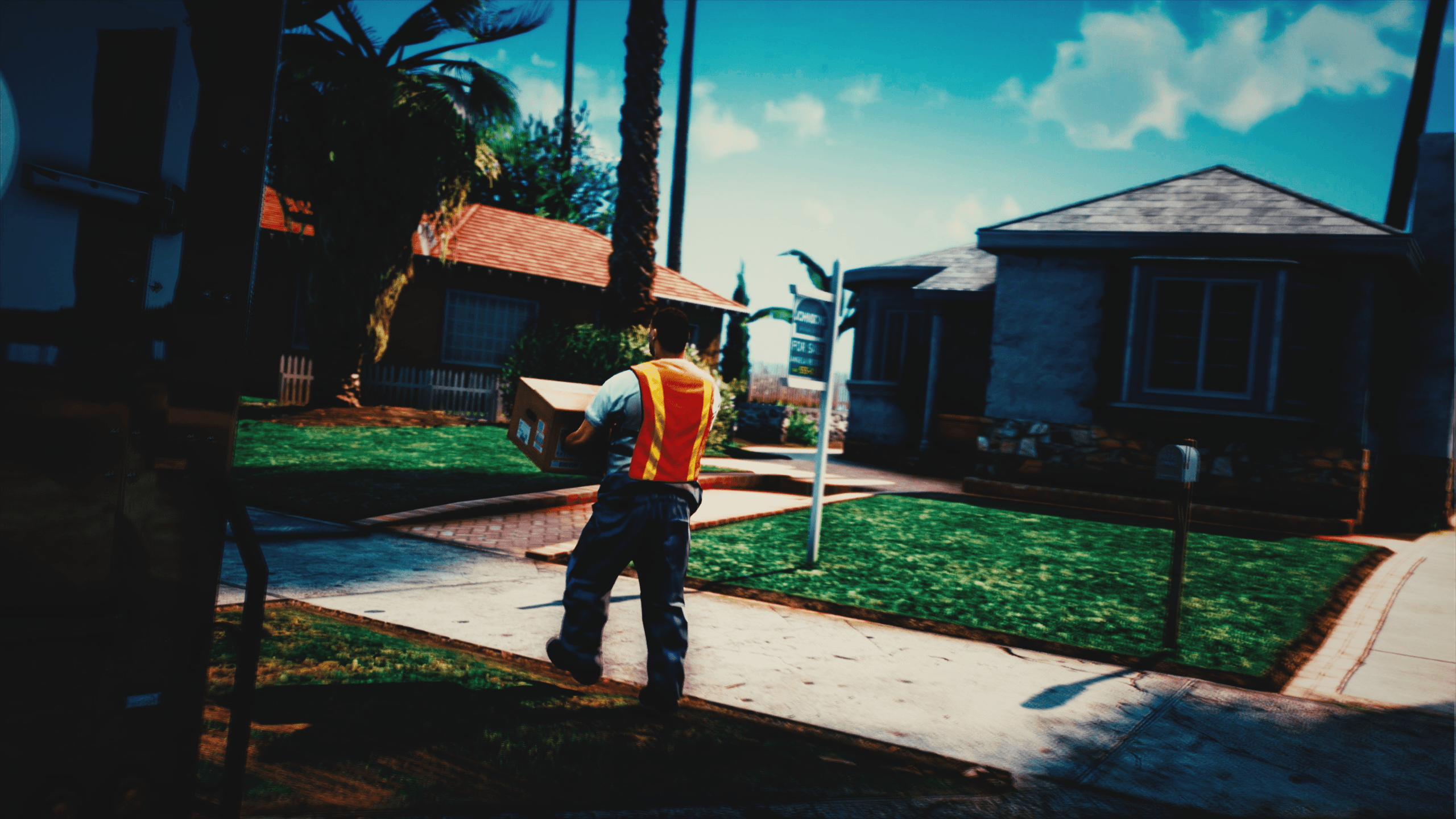 fivem npc delivery system housing furniture realistic package delivery immersive roleplay script