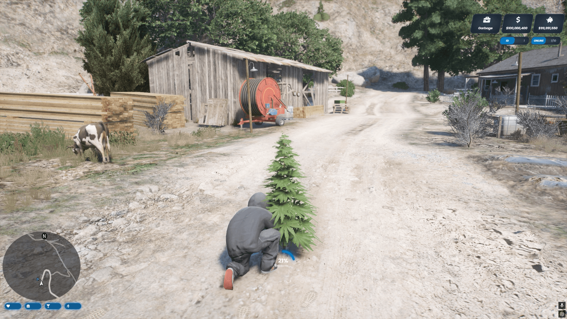 fivem drug farming zones weed meth cocaine custom areas immersive roleplay farming system