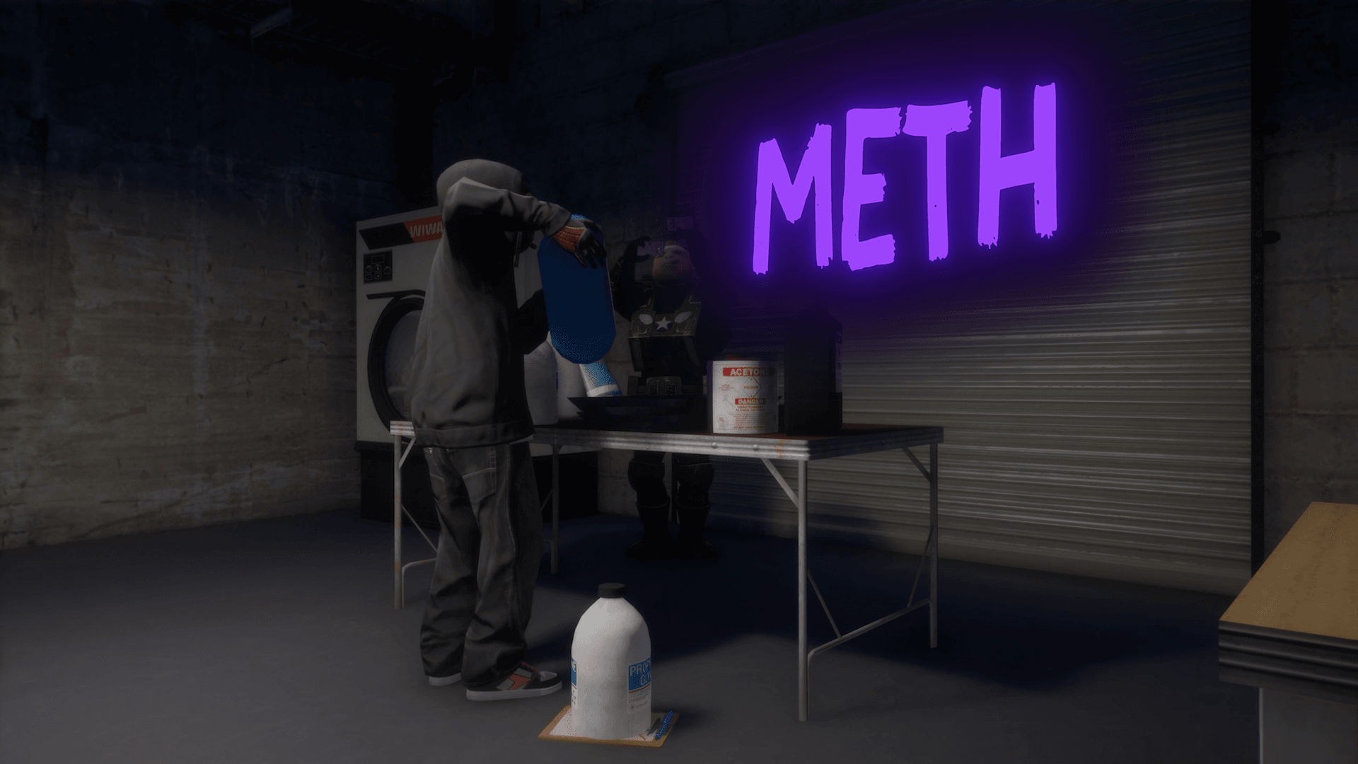 fivem meth production system animations lab workflow immersive drug crafting roleplay