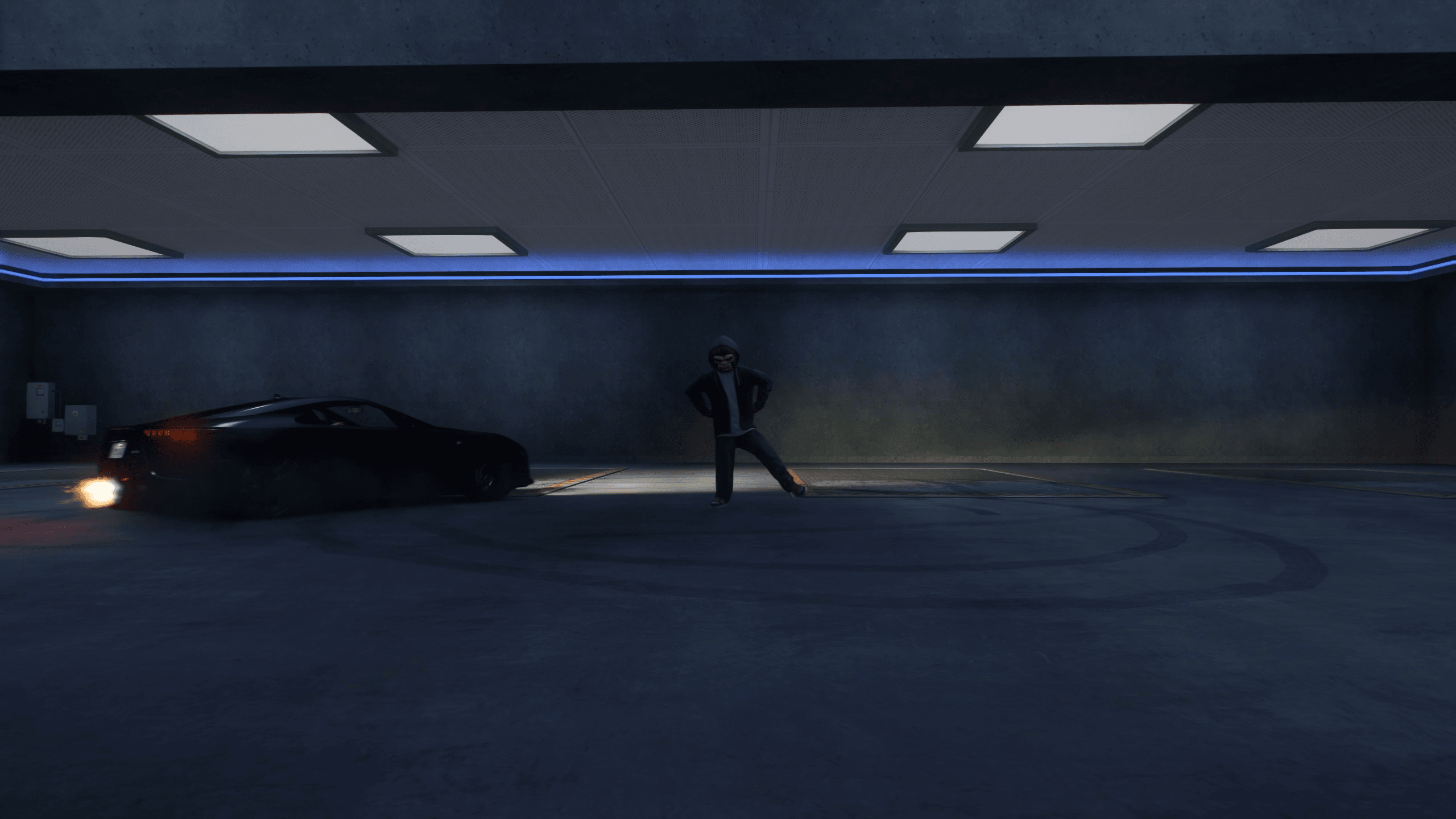 FiveM garage shell interior for vehicle storage mechanic systems and Quasar framework roleplay servers
