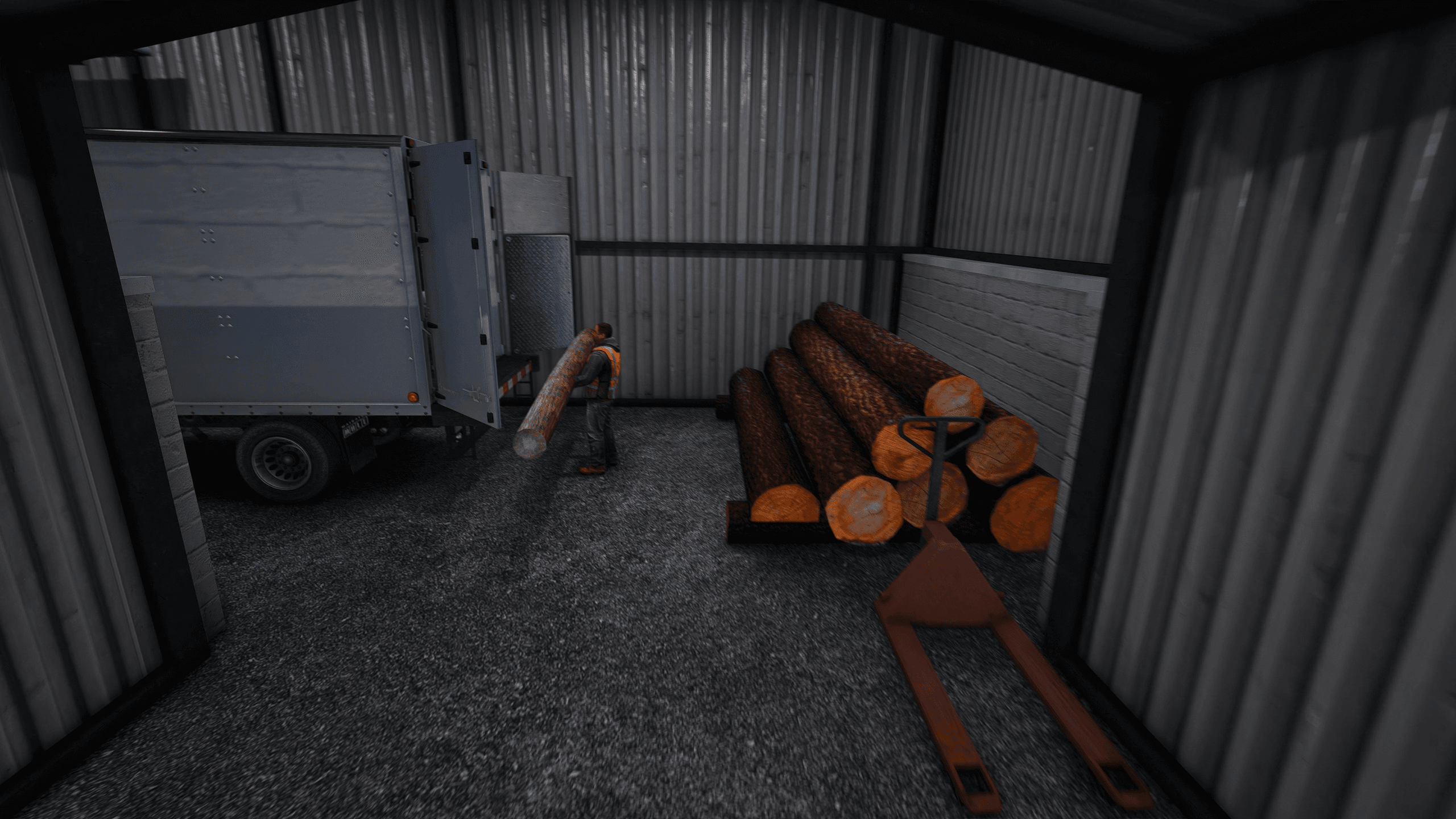 FiveM lumberjack interiors forest worker cabins roleplay server woodcutting area immersive resource zone interiors