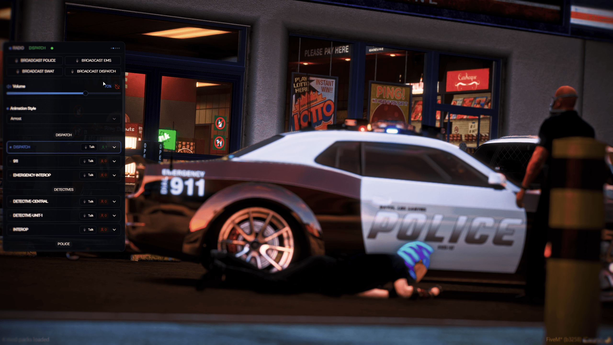 fivem dispatch system 911 calls alerts gunshot detection police units tracking esx qb qbcore qbox real time police roleplay system gta rp police script