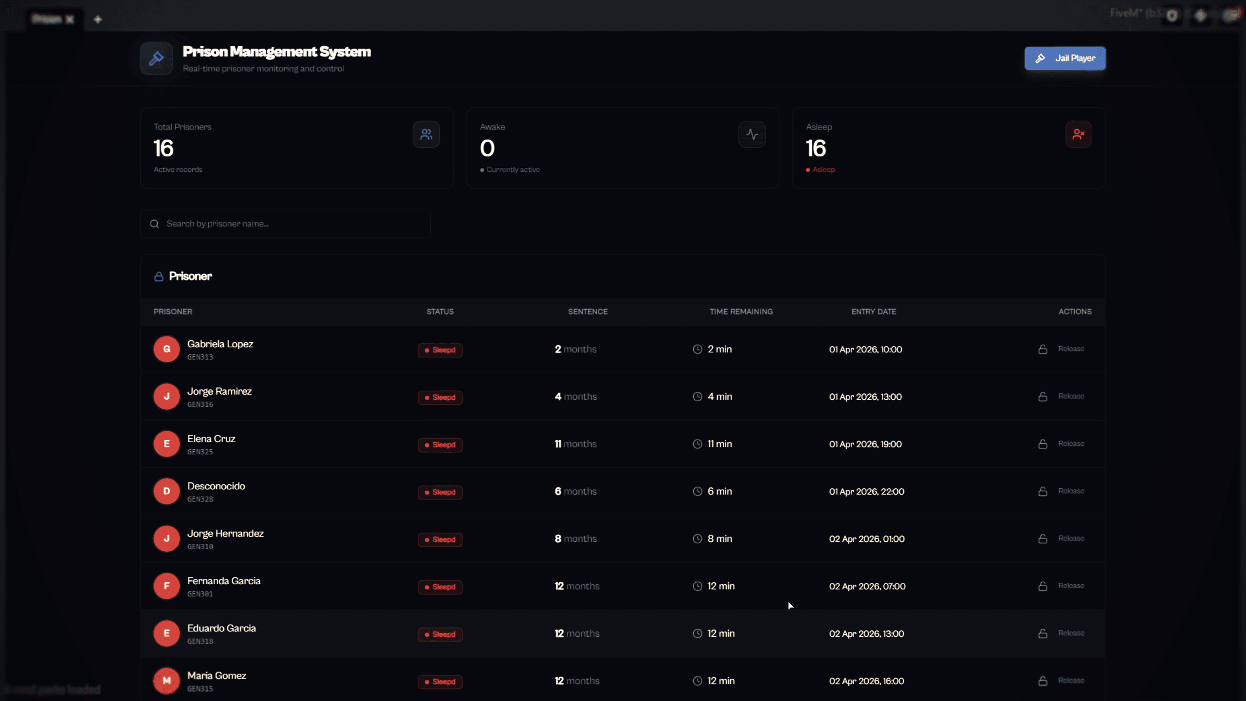 fivem law system jail fines punishment criminal system esx qb qbcore qbox police rp justice system roleplay server crime consequences fivem