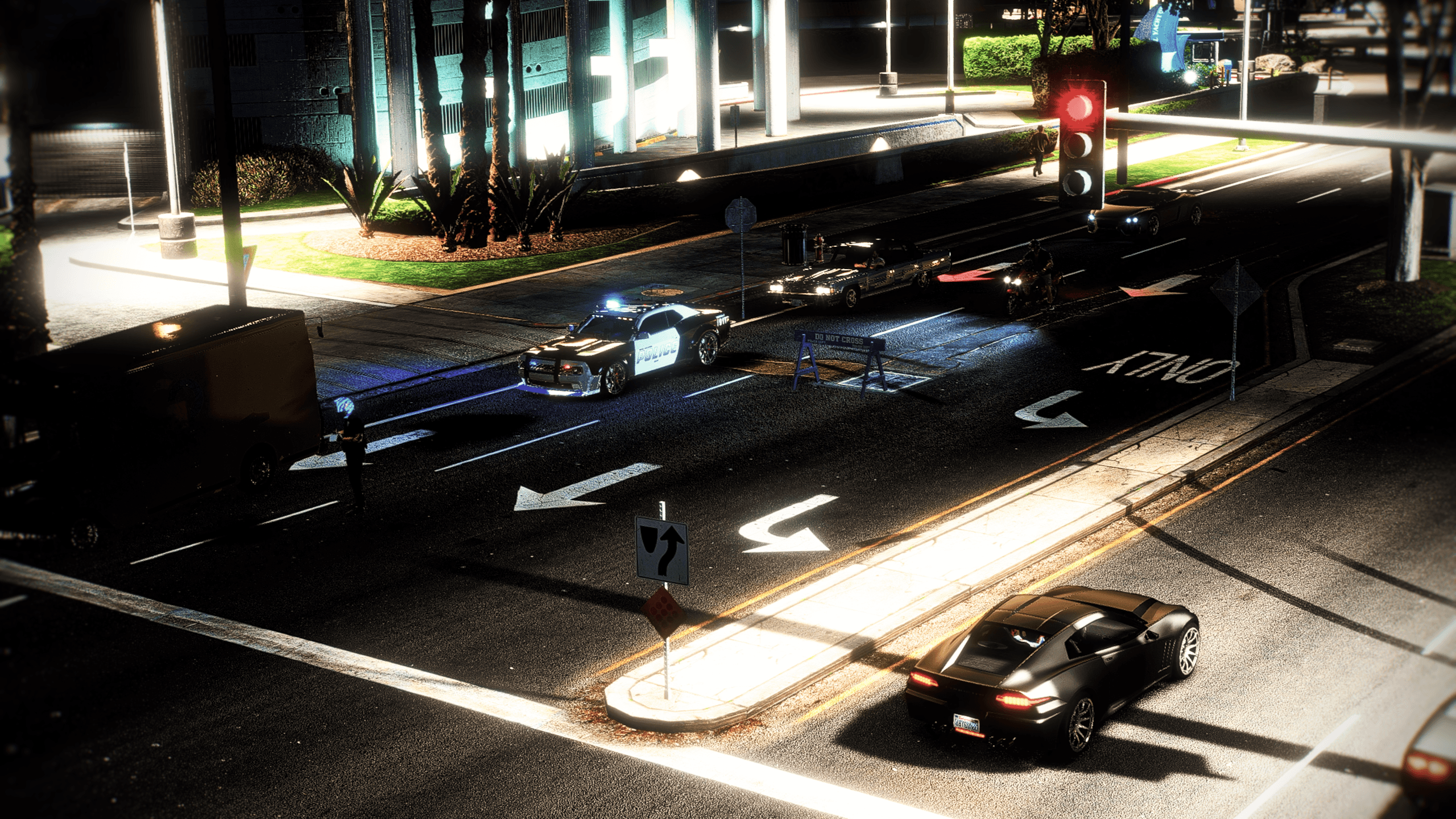 fivem police props cones barriers spike strips cctv placeable objects traffic control system esx qb qbcore qbox police roleplay tools