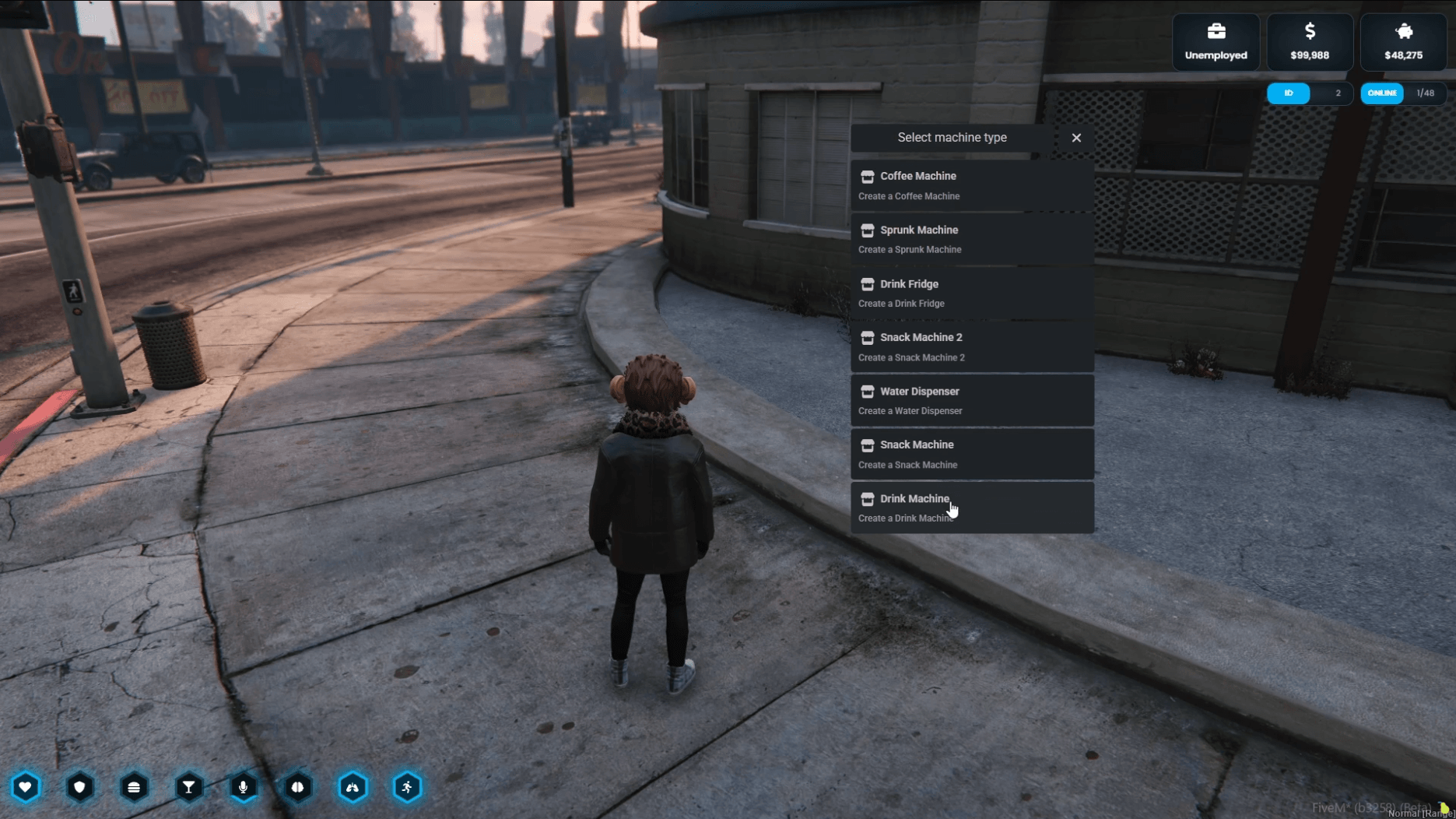 fivem vending machine placement system props anywhere map esx qb qbcore qbox roleplay server objects interaction