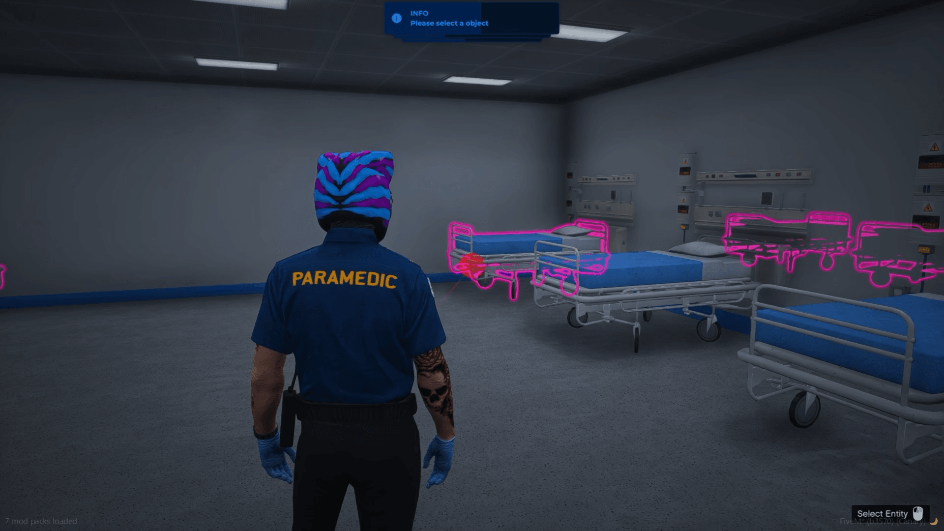 FiveM hospital bed and medical stretcher respawn system inside Quasar Medical Creator, realistic hospital recovery mechanics, immersive EMS roleplay gameplay, player revive beds, medical emergency rooms, advanced ambulance system, cinematic hospital interactions, modern medical script for ESX QB-Core and Qbox servers.