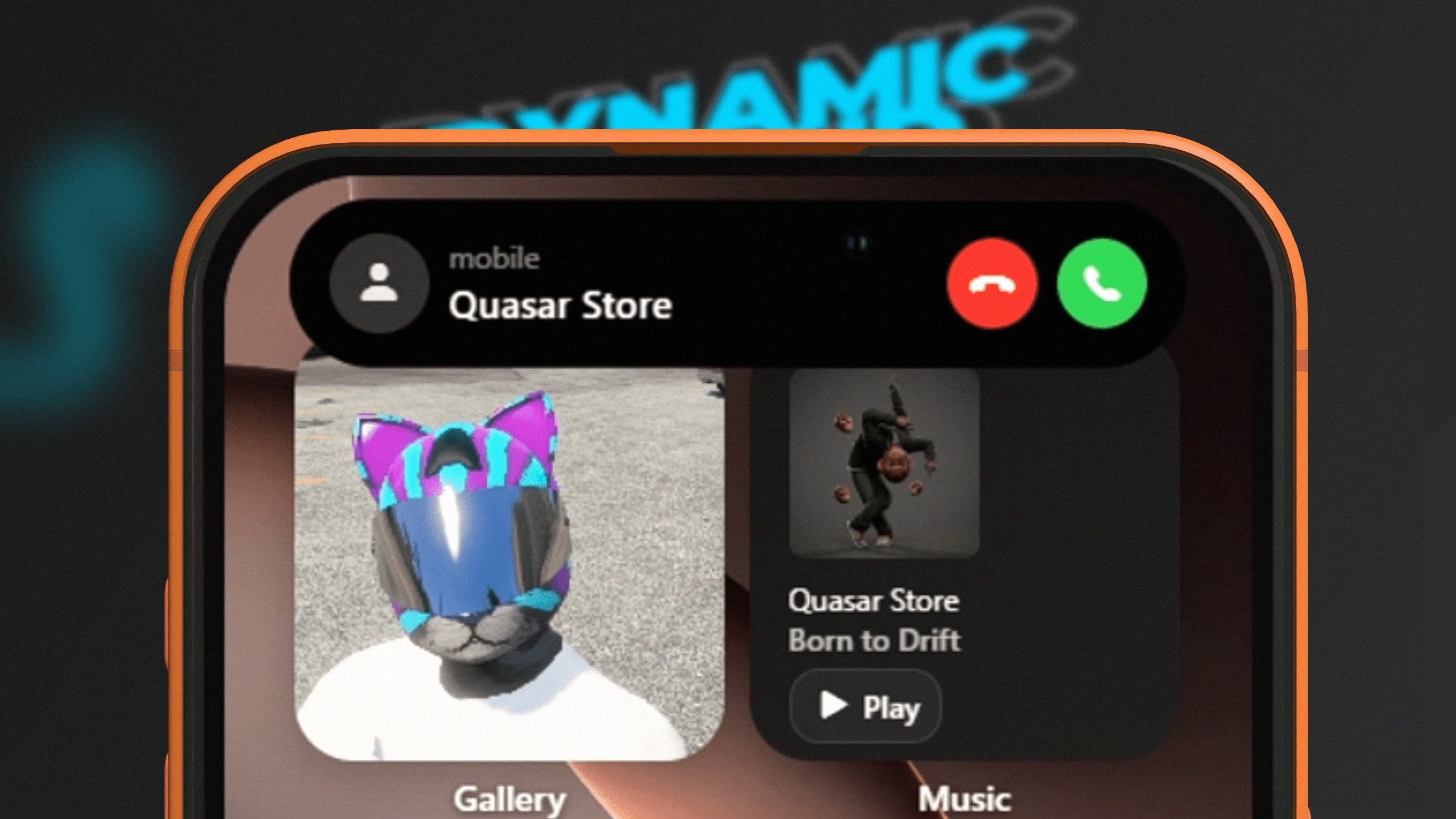 FiveM Smartphone V3 Dynamic Island call controls with immersive React interface and realistic phone management for ESX QB-Core and Qbox servers