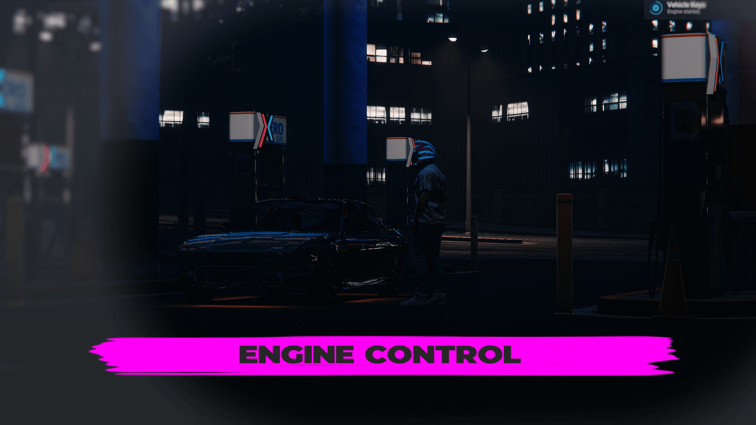 Engine control system for FiveM ESX QB QBCore QBox