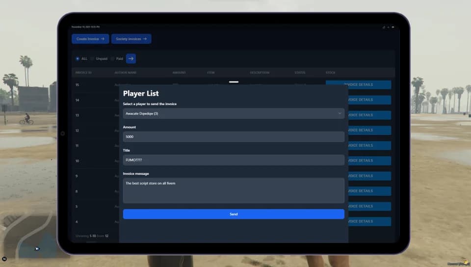 Quasar Billing – Fast FiveM Invoice System | Quasar Store