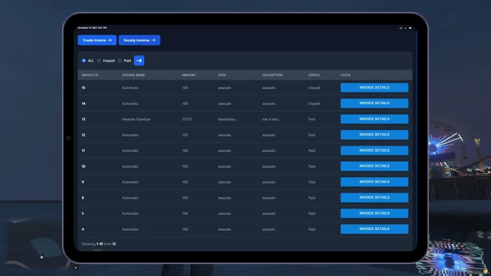 Quasar Billing – Fast FiveM Invoice System | Quasar Store