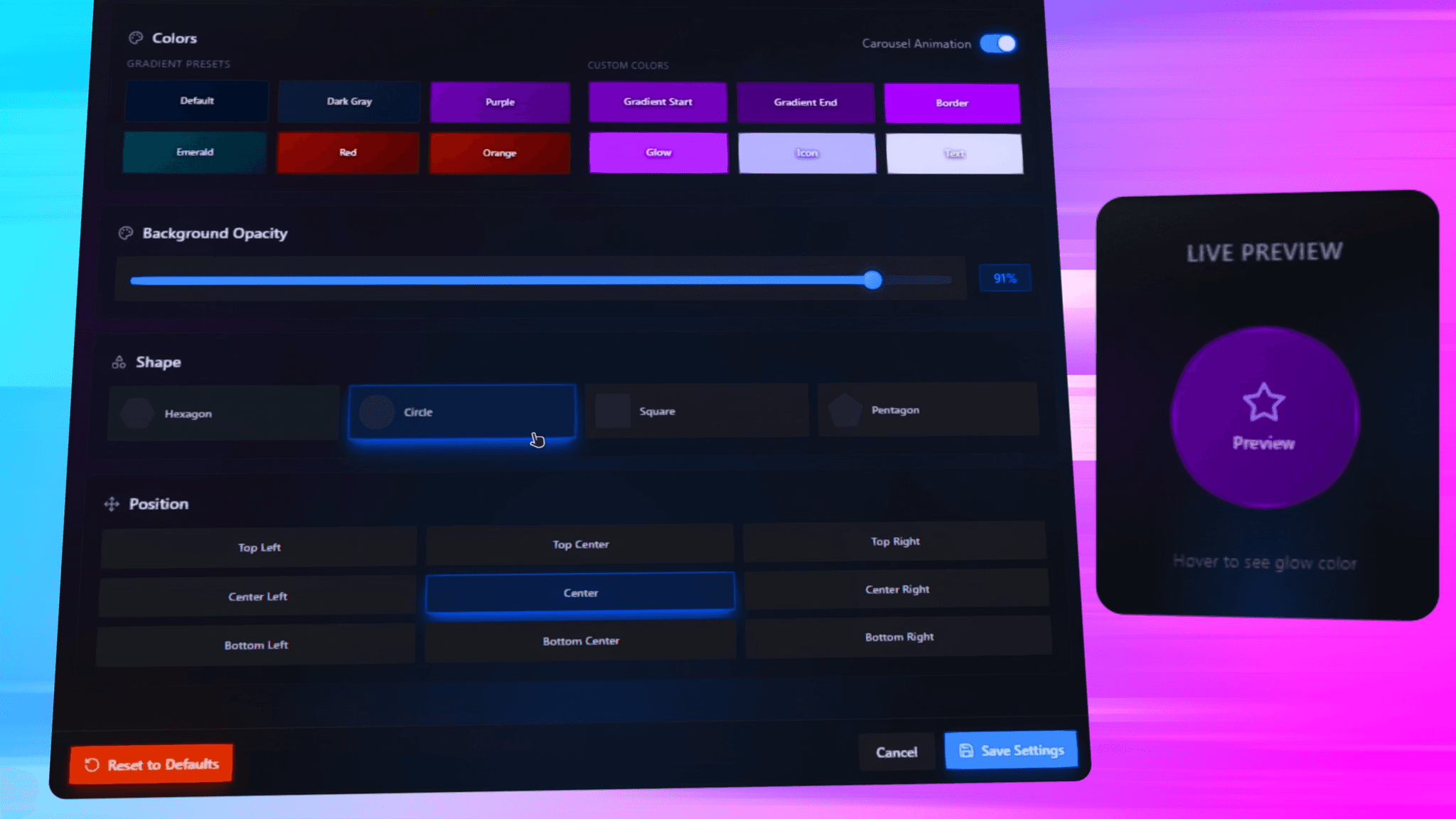 Quasar Radial Menu – Fully Customizable FiveM Menu | Quasar Store